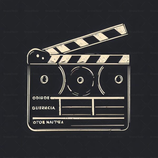 Klappern von Filmklappen im Vintage